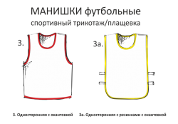 Манишки с окантовкой